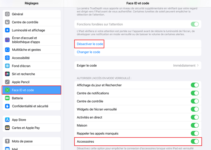 Settings FR-1