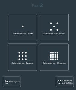 easyclick 18 calibration settings